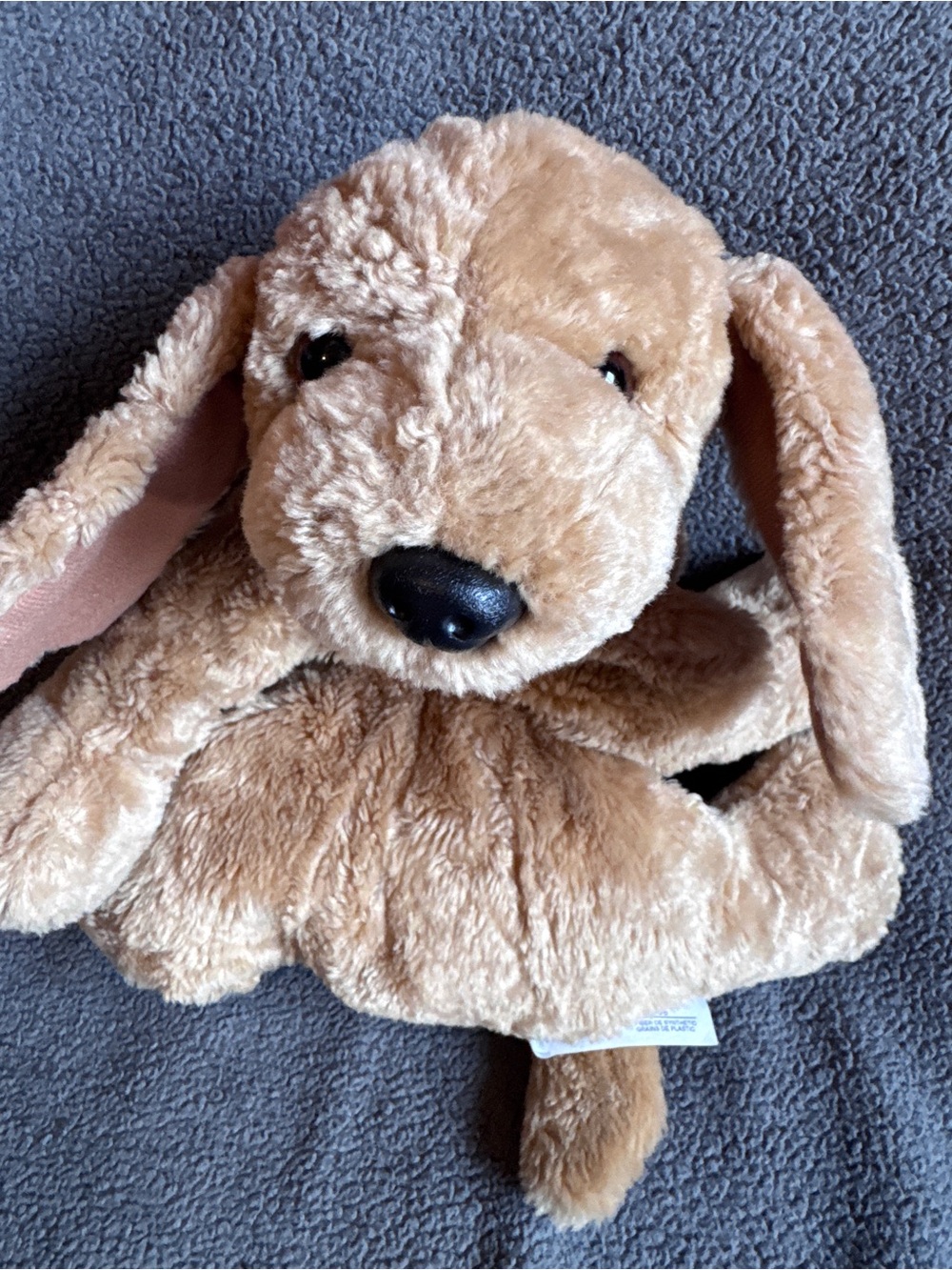 Vintage Gund "Puddles" Puppy Dog Plush Stuffed Animal (10-12”)